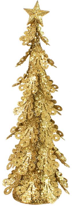 Декоративная статуэтка Елочка 40 см металл Золото (BD-NY12-401)