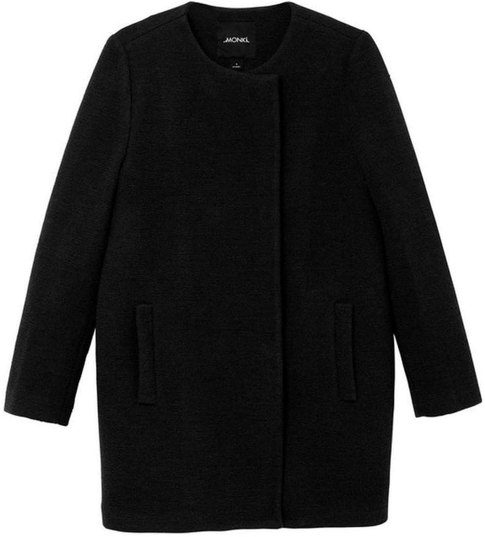Пальто Monki S Черный (29114003584)
