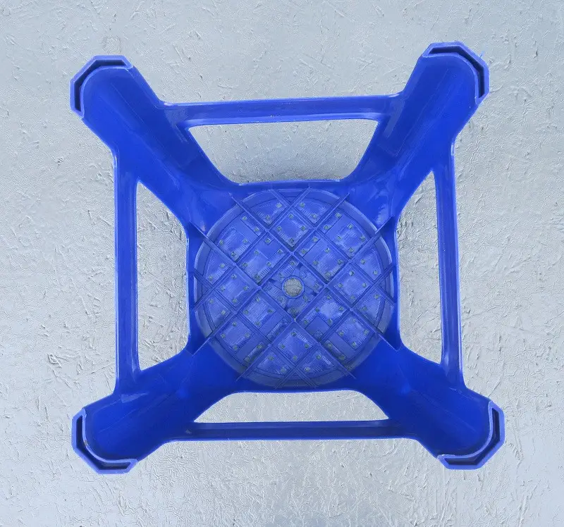 Табурет пластиковый Полимерагро 47 см Синий (995-СН) - фото 3