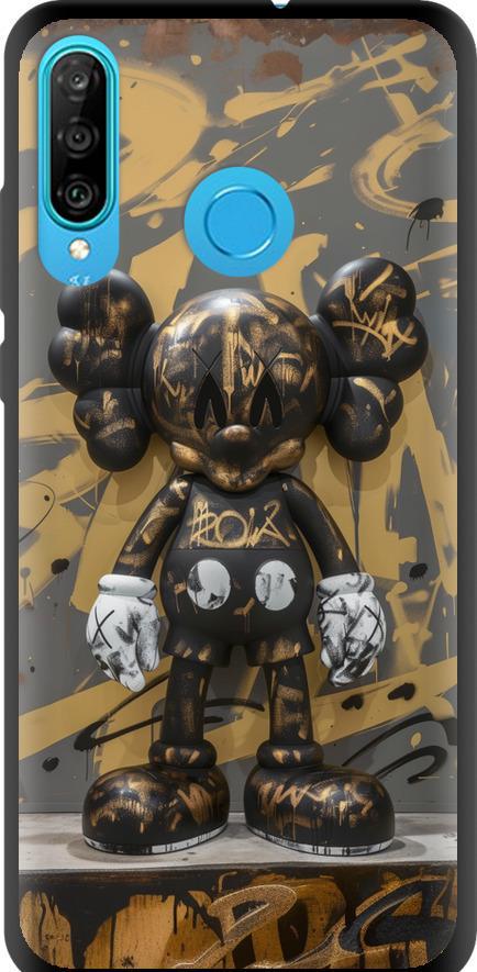 Чехол на Huawei P30 Lite Bronze kaws (6097b-1651-42517)