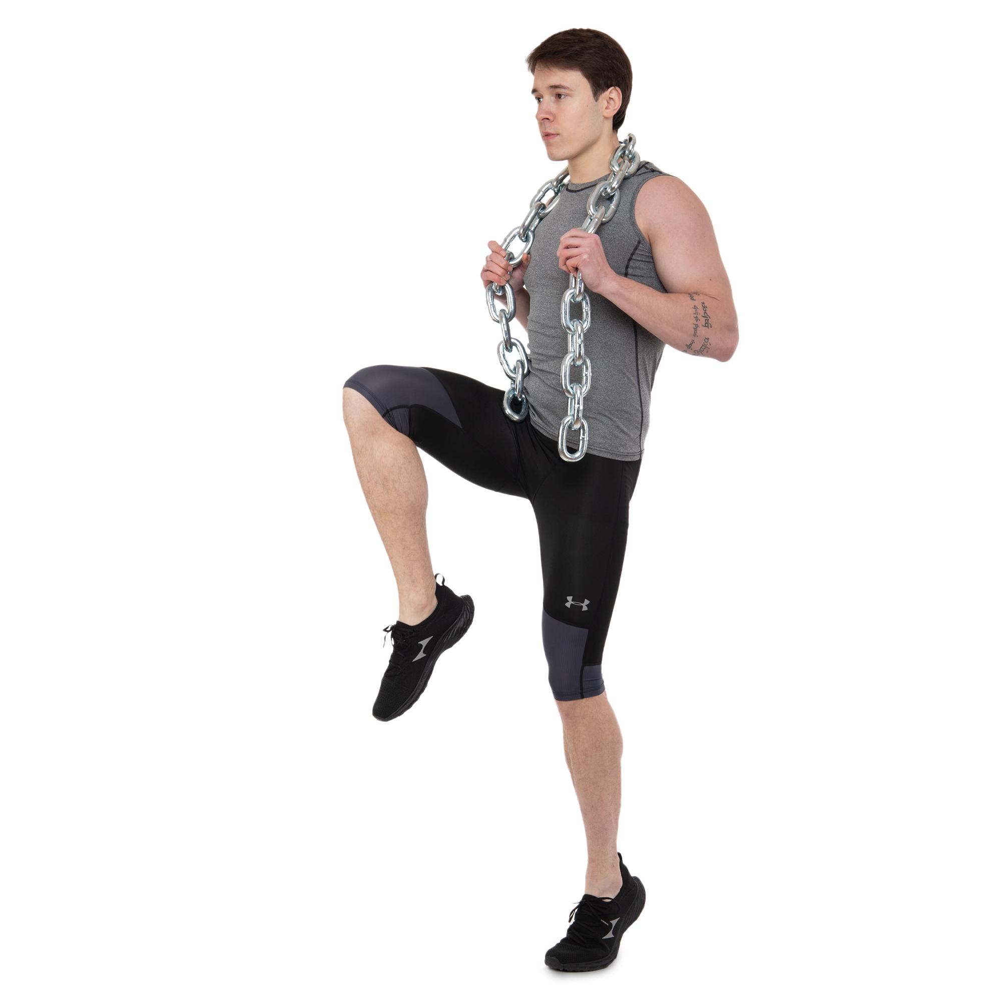 Ланцюг-обважнювач Zelart TA-7809-15 15 кг 8 м х 19 мм Хром (DR011669) - фото 9