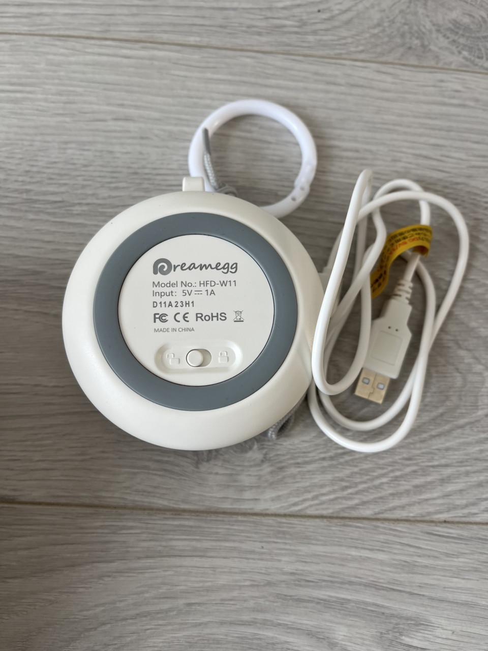 Машина белого шума Dreamegg D11 портативная для сна и релакса тихая USB Белый - фото 7