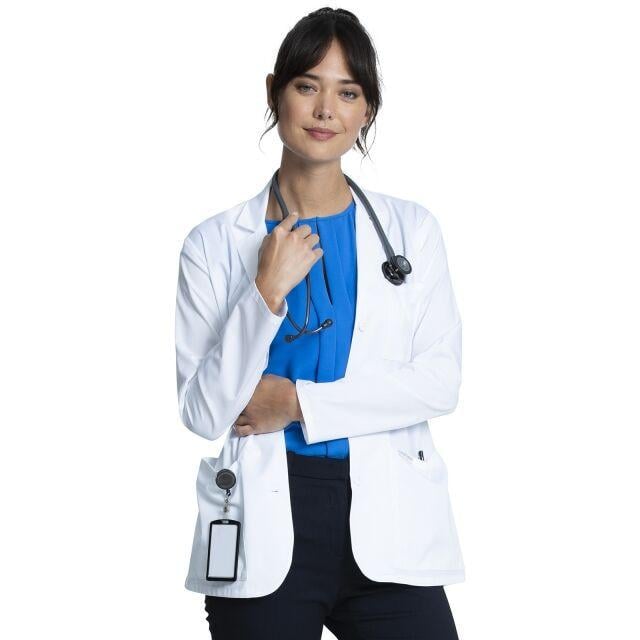 Халат женский медицинский осмотровый Cherokee 28" 71 см L Белый (CKE451/WHT/L)