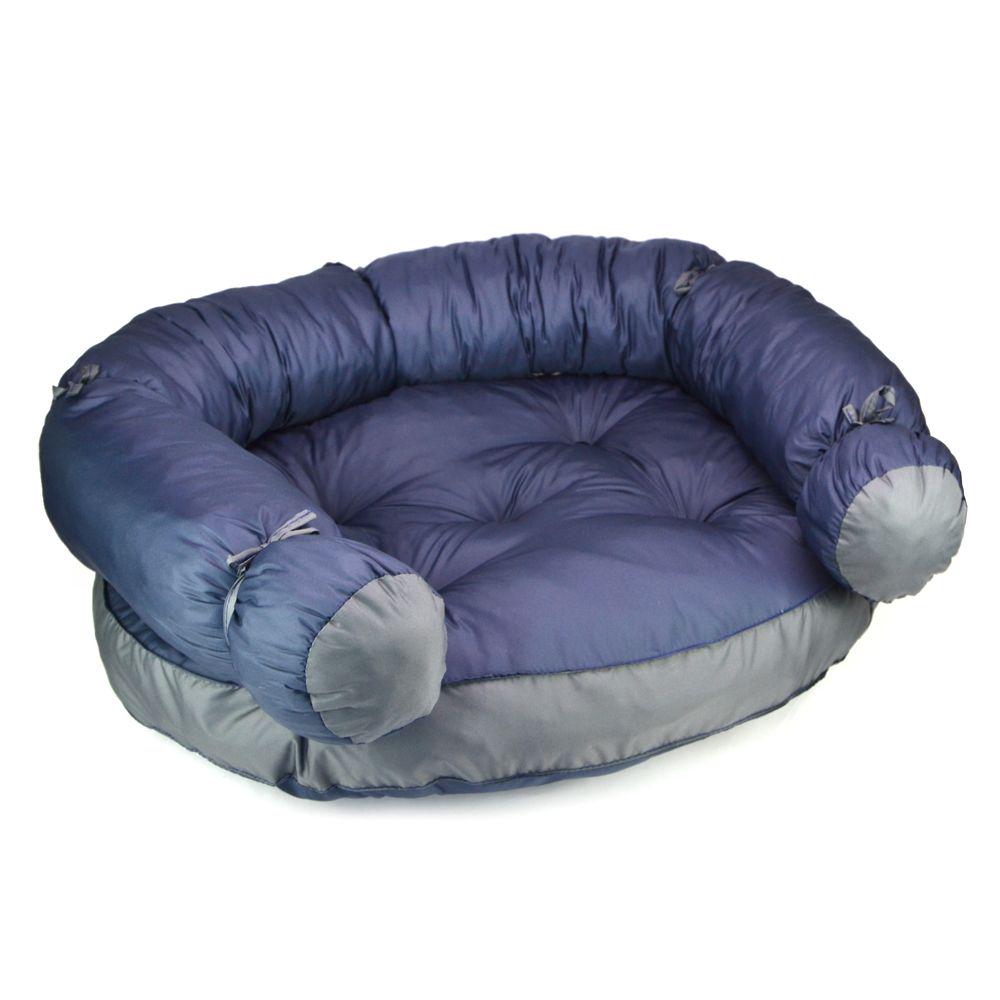 Лежак для кошек и собак Комфорт-лето 550х700х250 мм Синий (A-009236)