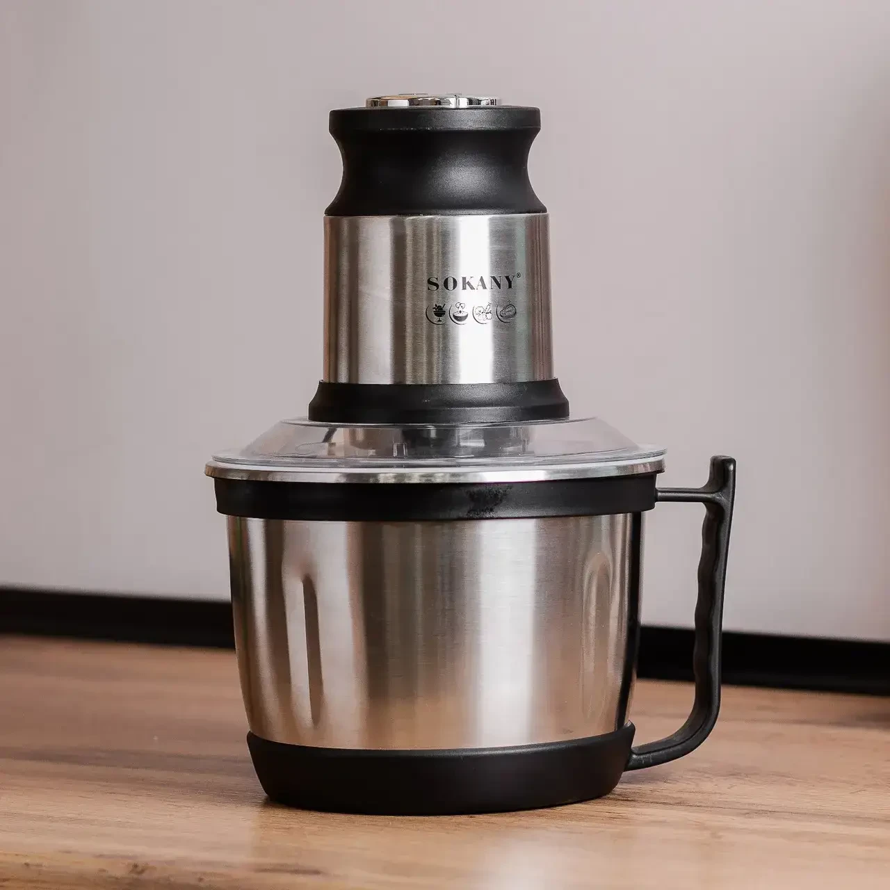 Измельчитель Sokany с чашей на 4 лезвия 3 л (SK-7027)