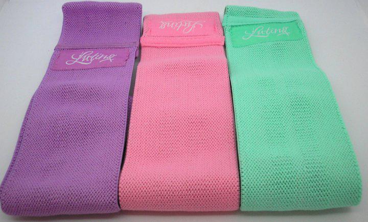 Тканевые фитнес резинки Luting Hip Resistance Bands комплект 3 шт. - фото 4 Тканевые фитнес резинки Luting Hip Resistance Bands комплект 3 шт. - фото 4