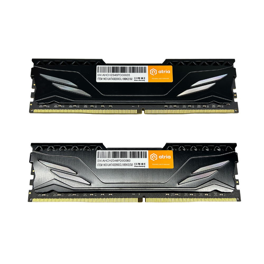 Оперативная память ATRIA Fly UAT43200CL18BK2/32 DDR432 ГБ 3200 мГц для настольных ПК Black (13827080) - фото 2