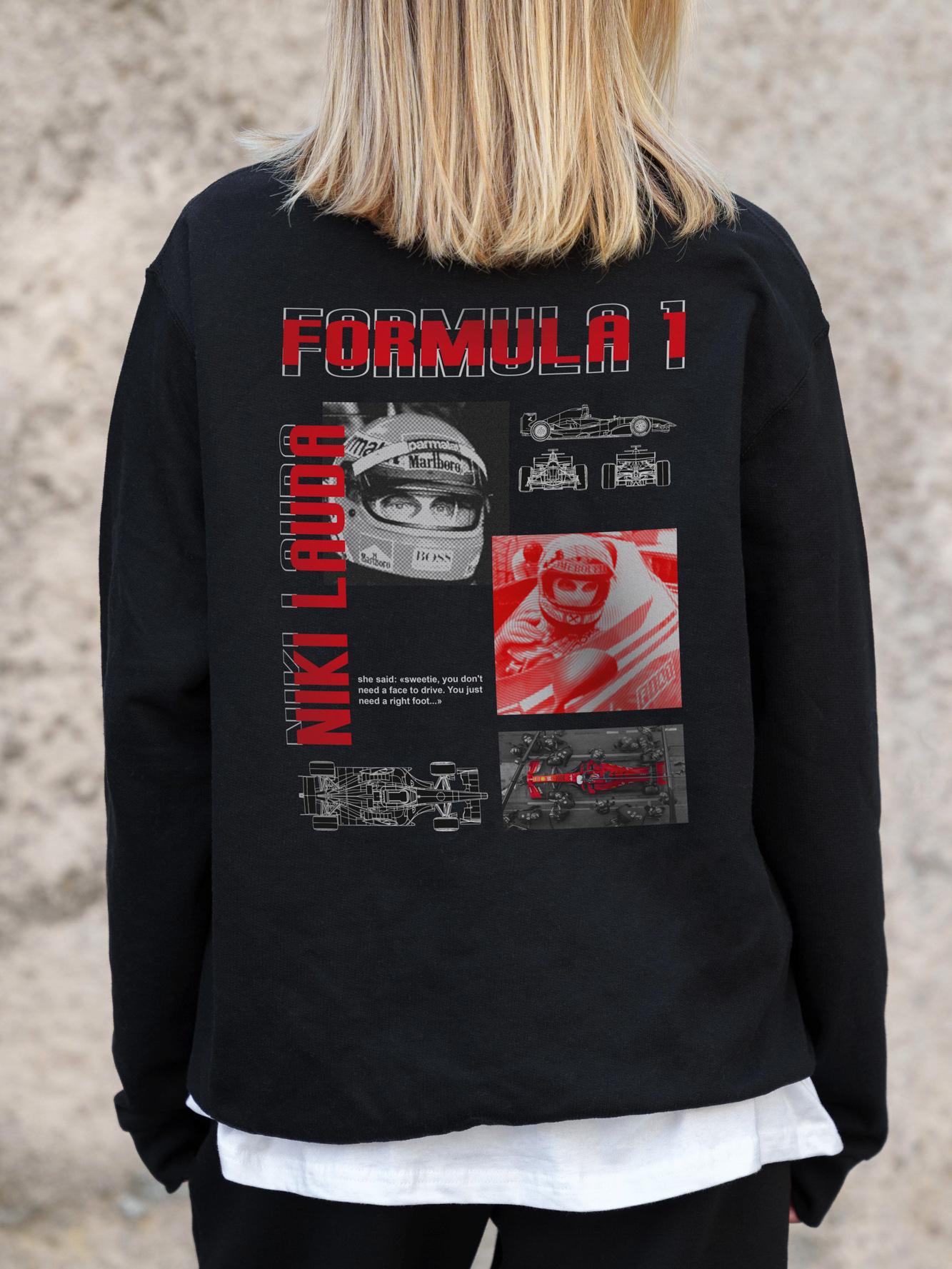 Свитшот оверсайз с принтом Without Lauda S/M Black (S/M8055624) - фото 7 Свитшот оверсайз с принтом Without Lauda S/M Black (S/M8055624) - фото 7