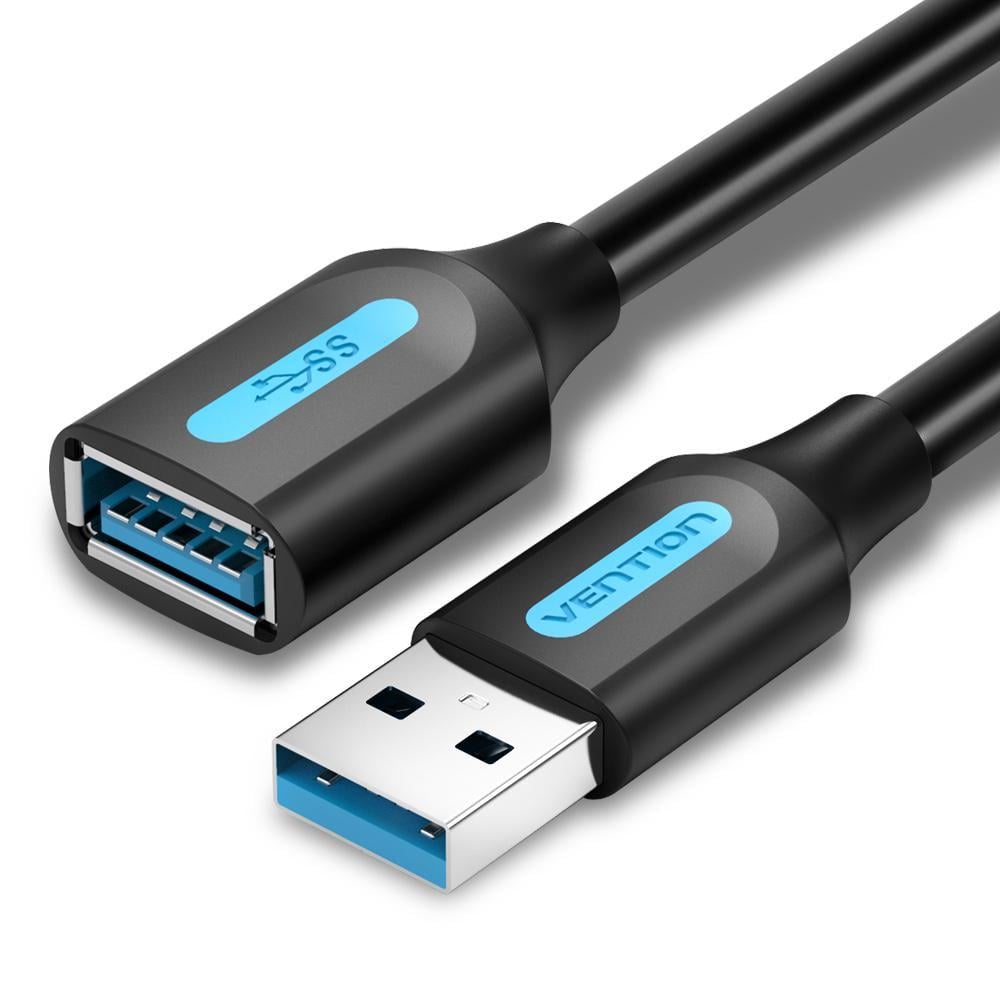 Кабель-удлинитель USB 3.0 Vention 1 м Черный (CBHBF)
