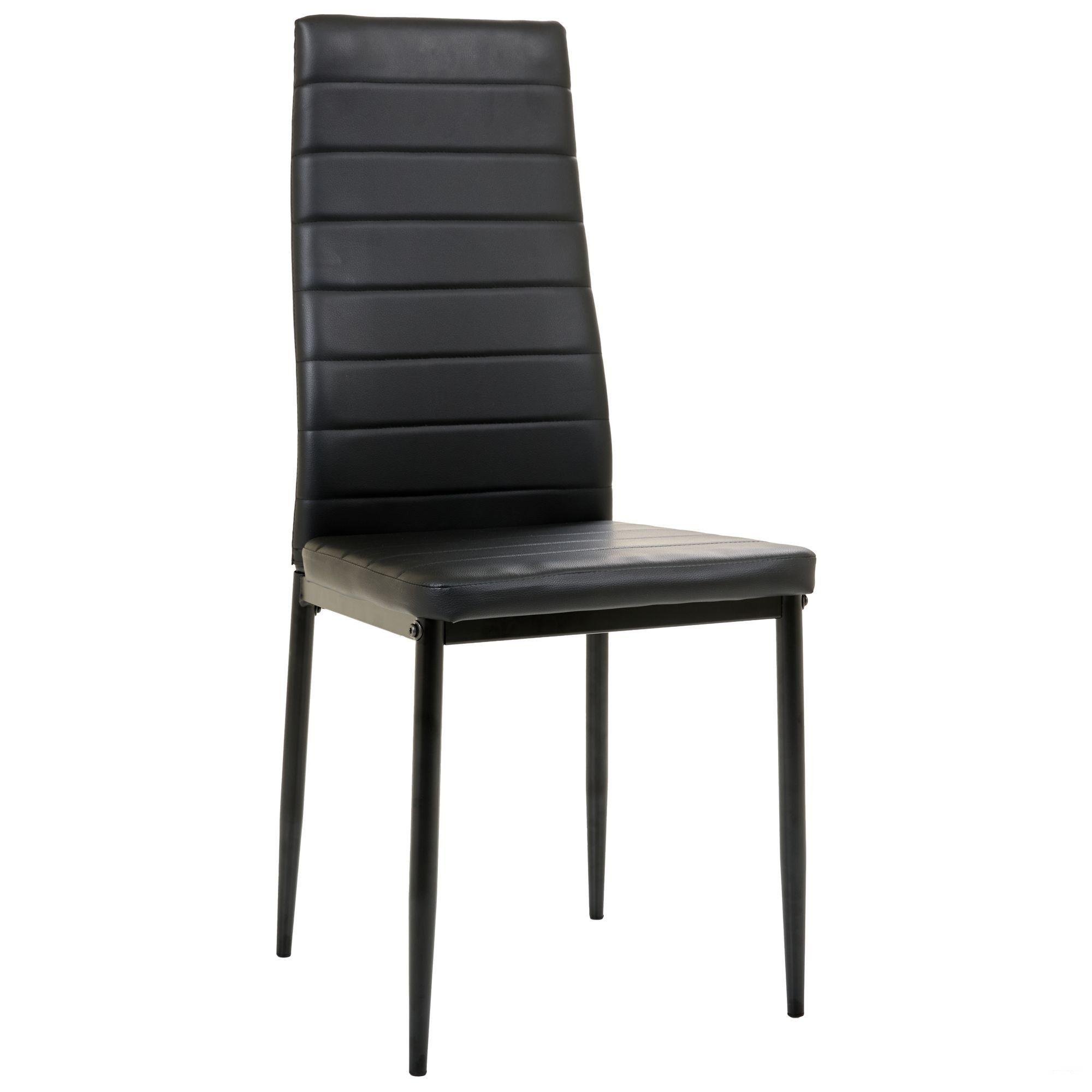 Стілець AMF Sicilia шкірозамінник Чорний (555445)