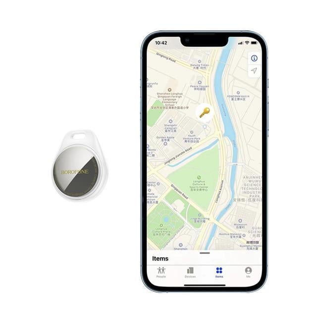 Пошуковий брелок Borofone BC100 Ingenioso Anti-Lost 210 mAh з додатком Apple Find My (20715865) - фото 3