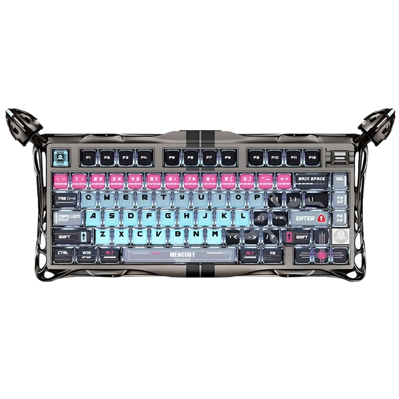 Клавиатура GravaStar Mercury V75 Pro проводная с магнитными переключателями Cyberpunk (2648958571)