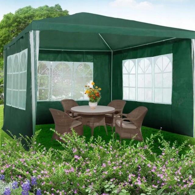 Павильон садовый Bonro B-1023 4 стенки 3х3 м Зеленый (2670149057) - фото 5 Павильон садовый Bonro B-1023 4 стенки 3х3 м Зеленый (2670149057) - фото 5