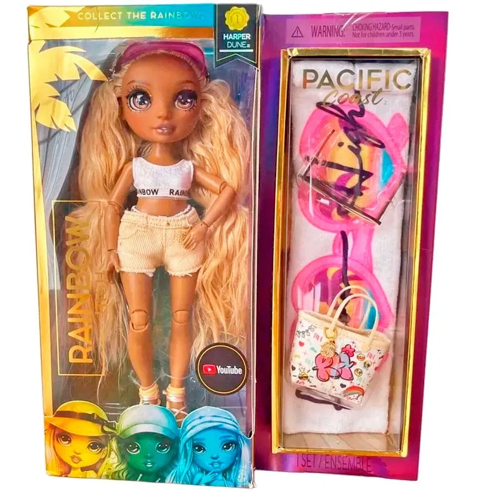 Лялька Rainbow High Pacific Coast Harper Dune Рейнбоу Хай Харпер Дюна 00425 Лялька Rainbow High Pacific Coast Harper Dune Рейнбоу Хай Харпер Дюна 00425