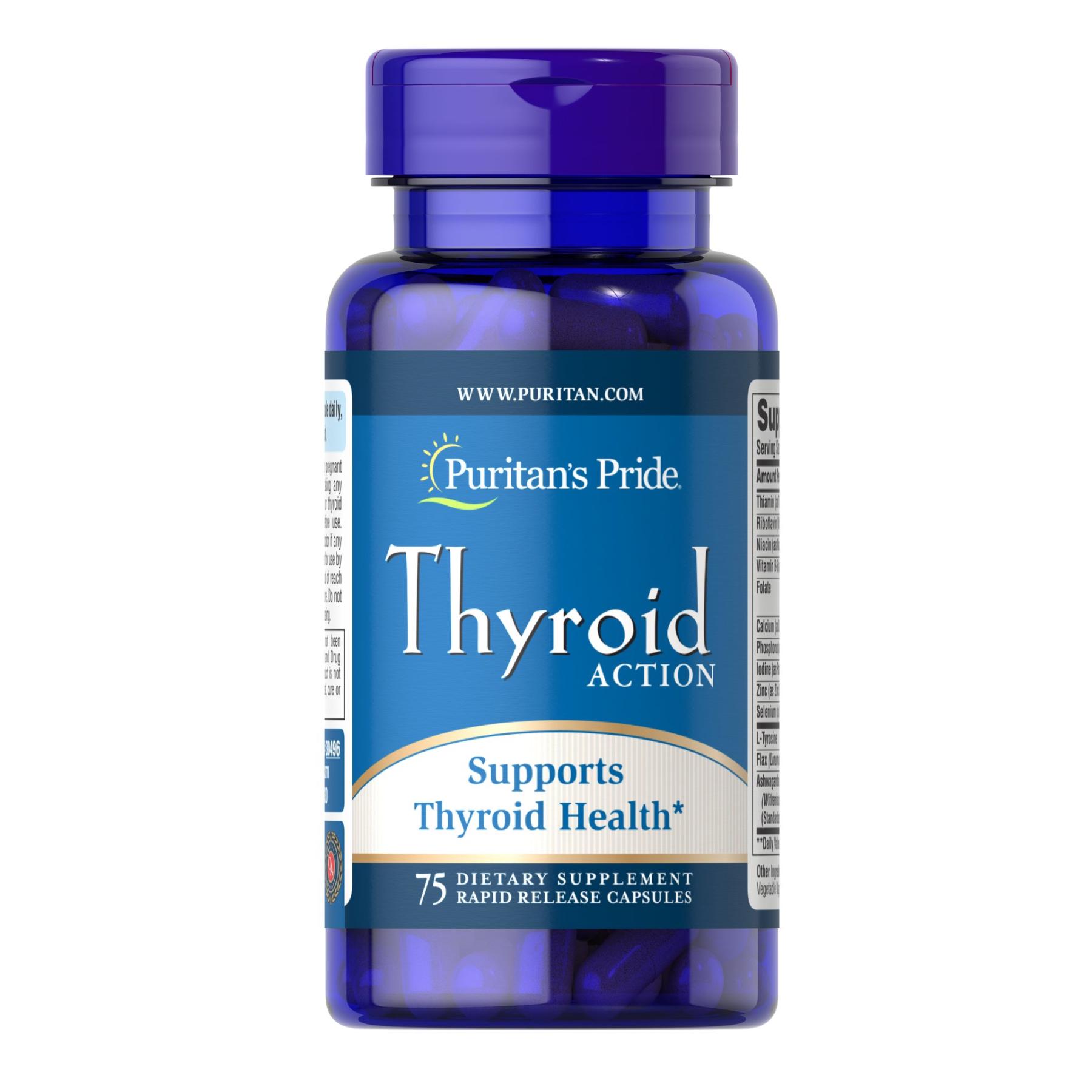 Натуральная добавка Thyroid Action 75 caps (2022-09-0721)