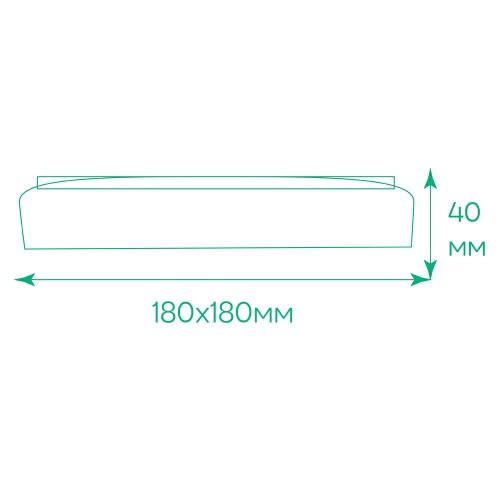Светильник светодиодный Ardero 24 Вт 5000K квадратный Белый (AL802ARD 24w) - фото 3