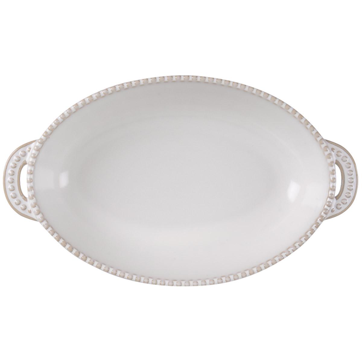 Форма для запікання Limited Edition Allegra GJH010-26-2-129 овальна з ручками 260х150х55 мм Biege (2567592002) - фото 2 Форма для запікання Limited Edition Allegra GJH010-26-2-129 овальна з ручками 260х150х55 мм Biege (2567592002) - фото 2