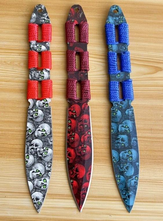 Метальні ножі Skeleton 3 шт. Метальні ножі Skeleton 3 шт.