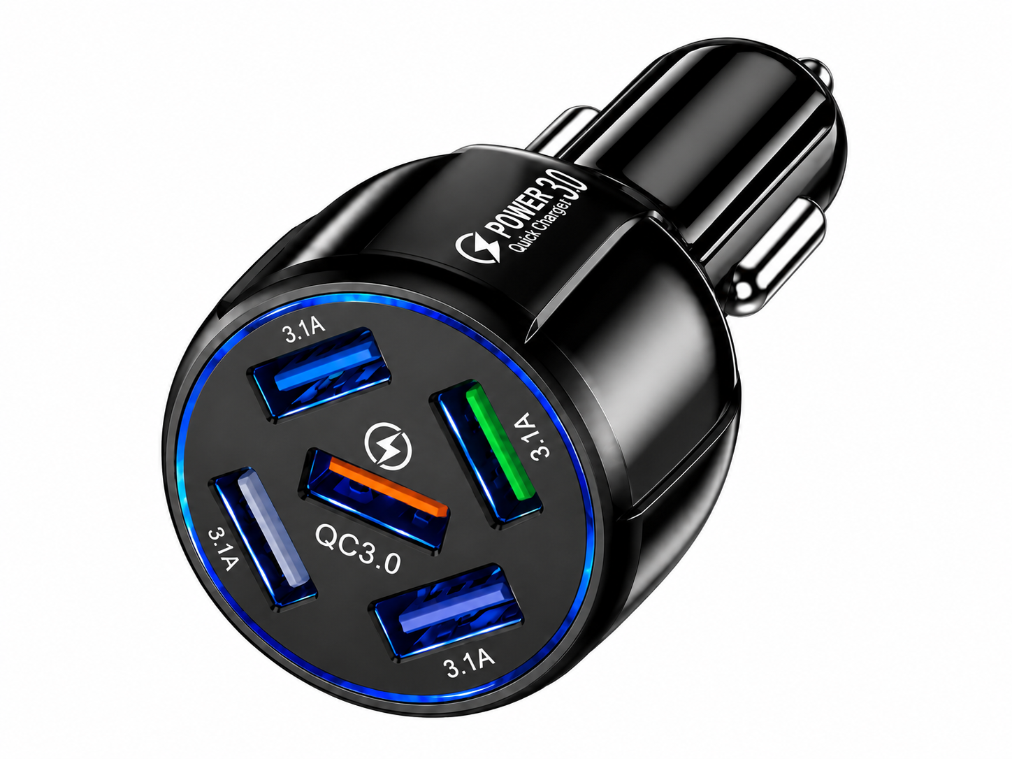 Зарядное устройство автомобильное bk-359 USB QC 3.0 с 5 портами 15А (35122494)