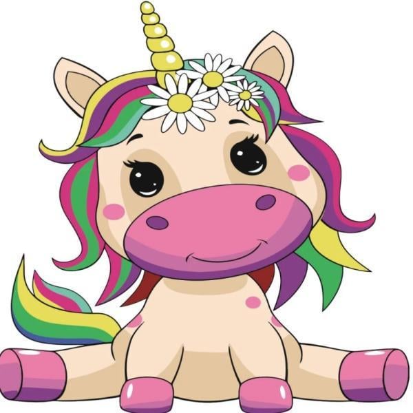 Картина по номерам Strateg Супергерои Единорожка 30х30 см в термопакете (ES107-mt)