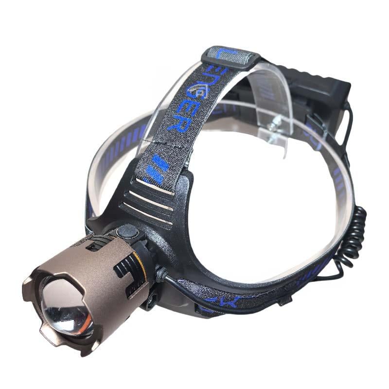 Ліхтар налобний XY-A50 TG з функцією Power Bank та оптичним зумом Коричневий/Чорний