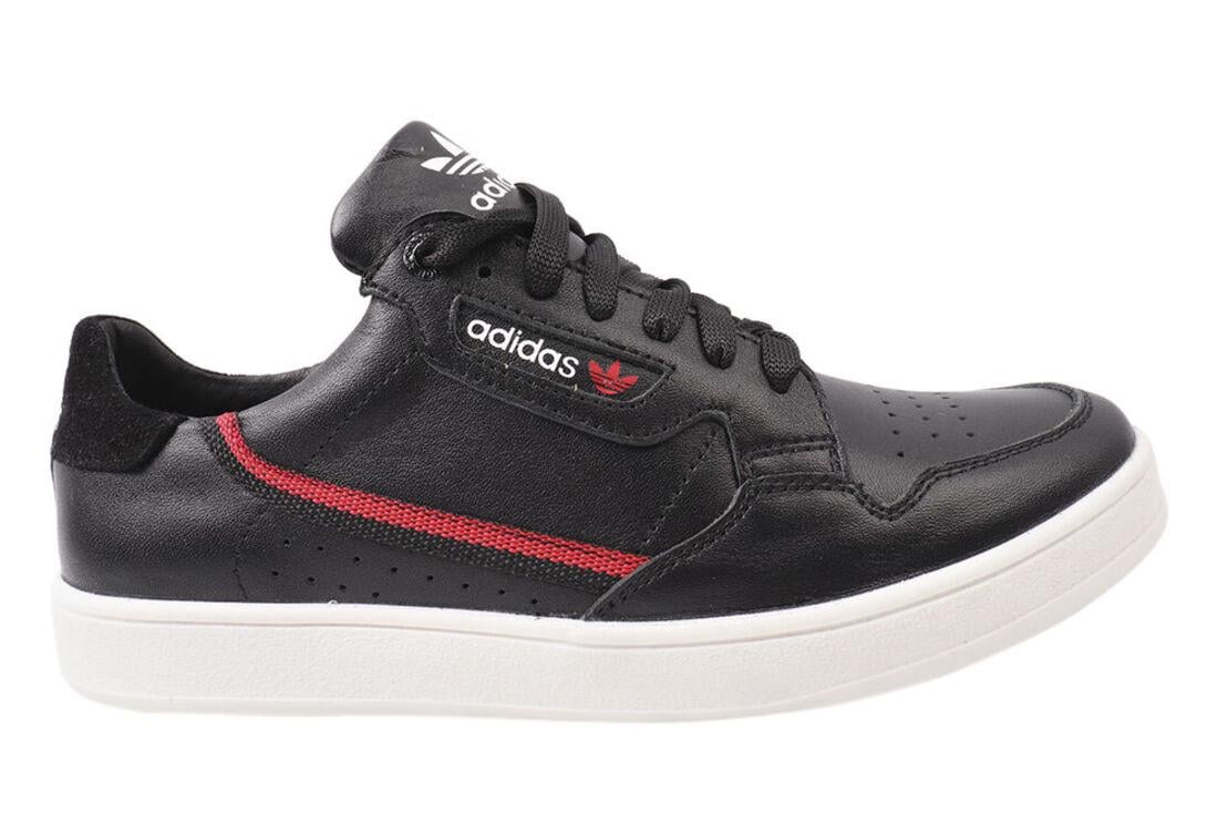 Кеди чоловічі New Man зі шкіри на низькому ходу на шнурівці р. 38 Чорний (48-21DTC) - фото 3 Кеди чоловічі New Man зі шкіри на низькому ходу на шнурівці р. 38 Чорний (48-21DTC) - фото 3