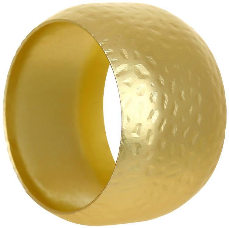 Комплект металевих кілець для серветок кільце 6 шт. 4,6х3 см Золотий