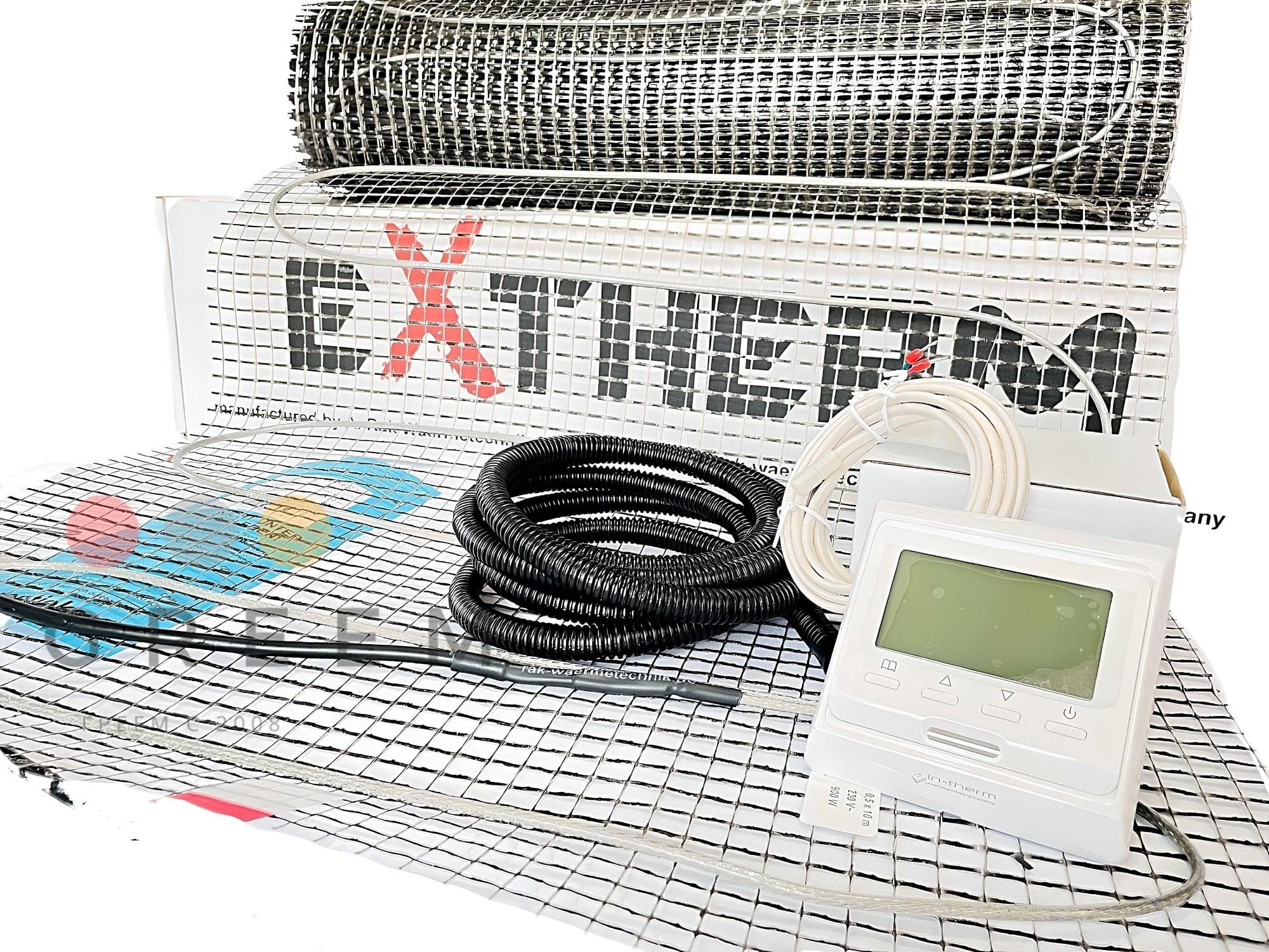 Нагревательный мат Extherm 180 Вт/м2 15,0 м²+програмируемый термостат