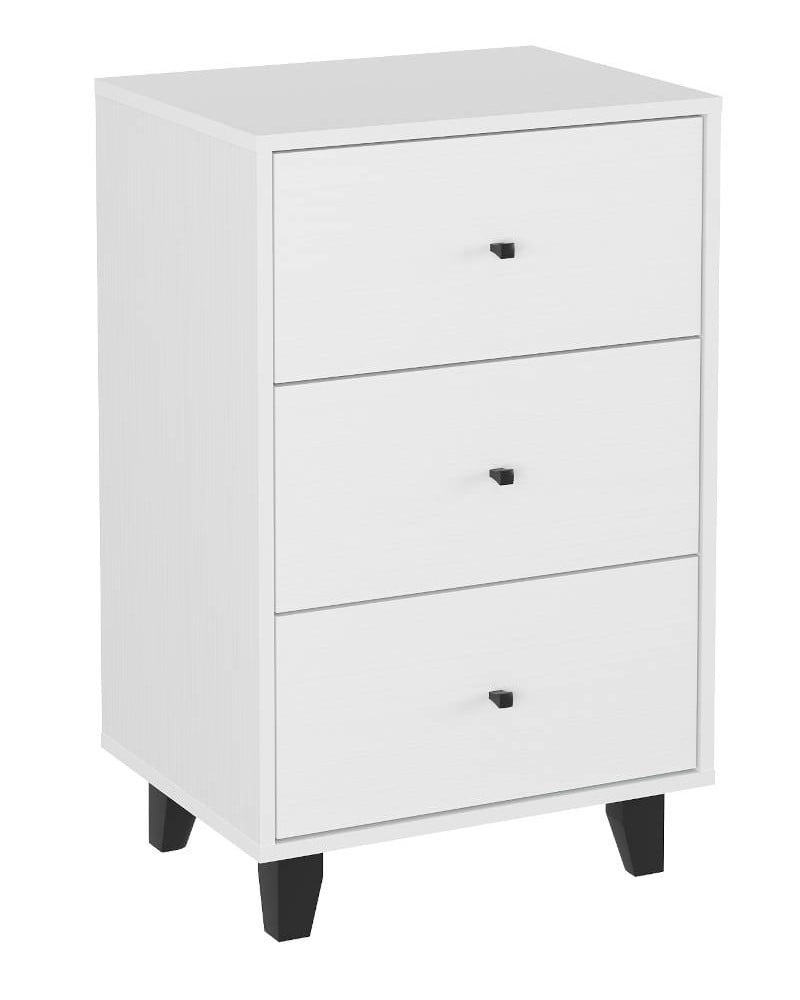 Комод с ящиками Компанит Комод 33 52х40х82 см Альба белый (15363) Комод с ящиками Компанит Комод 33 52х40х82 см Альба белый (15363)