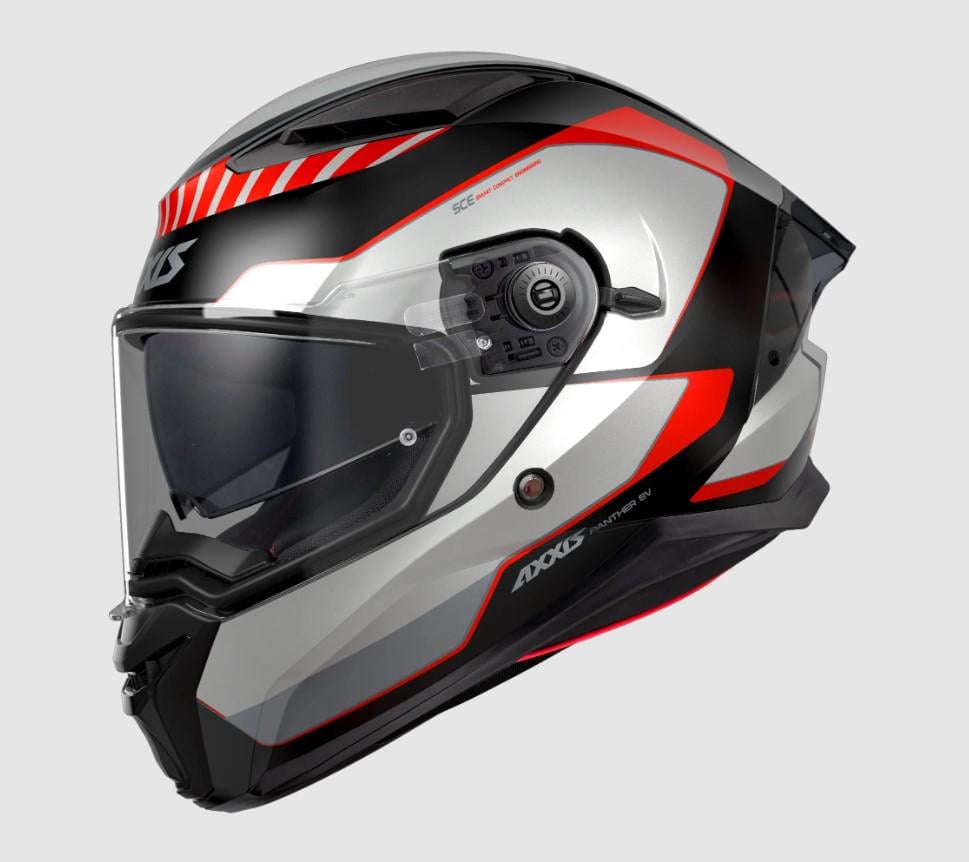 Мотошлем Axxis PANTHER SV Gale A5 XS Matt Red (37019)