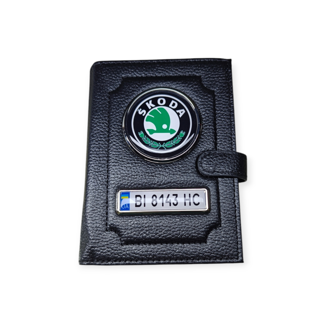 Портмоне Skoda с государственным номером (2483654683)