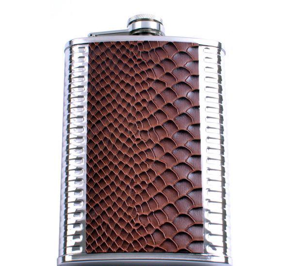 Фляга 256 мл нержавеющая сталь Коричневый