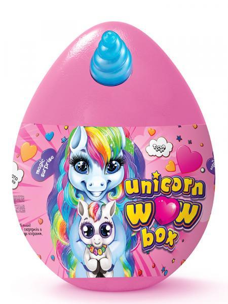 Набор для творчества Danko Toys Яйцо-сюрприз Unicorn WOW Box 38х25 см укр. (UWB-01-01U) Набор для творчества Danko Toys Яйцо-сюрприз Unicorn WOW Box 38х25 см укр. (UWB-01-01U)