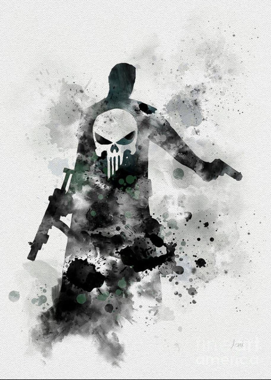 Картина GeekLand Punisher акварель (PS.09.049)