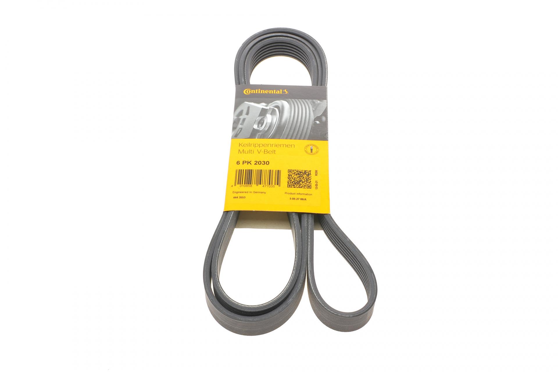 Ремень генератора Continental MB Sprinter OM601/602 PS (6PK2030)