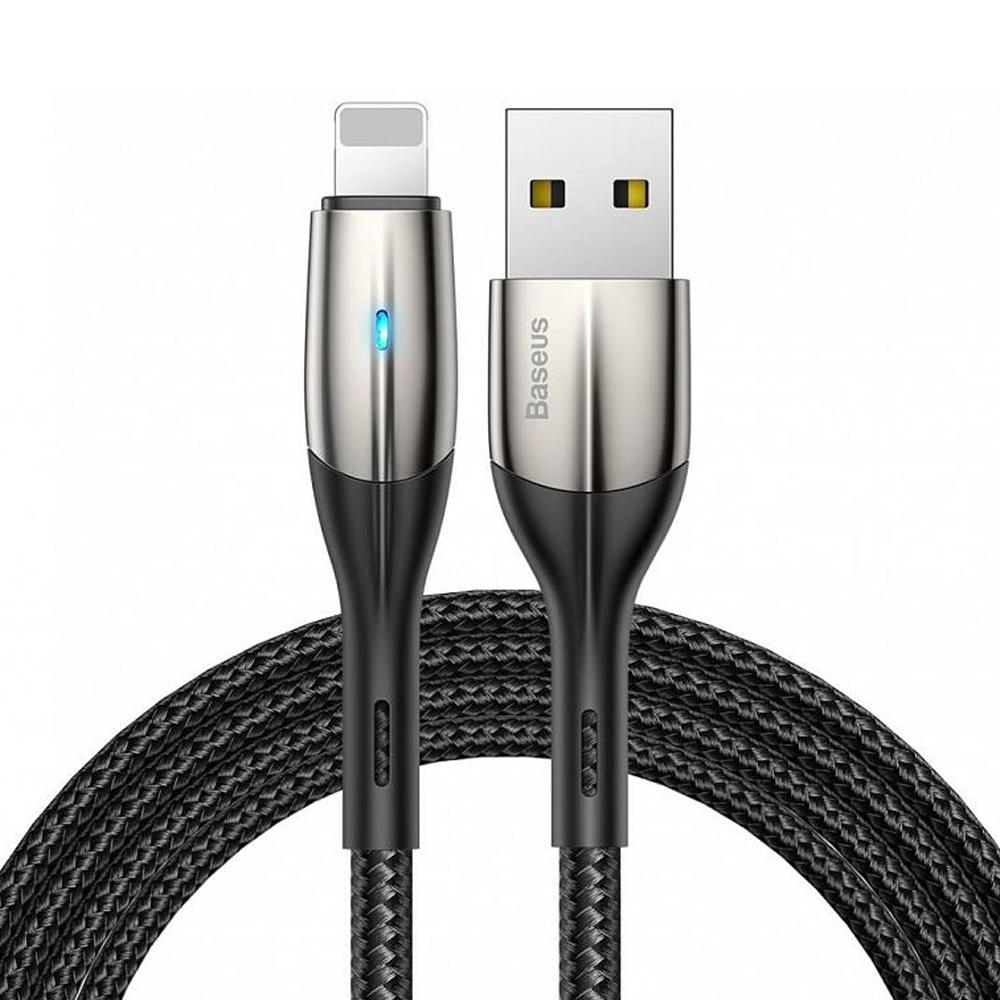 Кабель Baseus Horizontal Data Cable USB For iP 2,4A 1 м Black