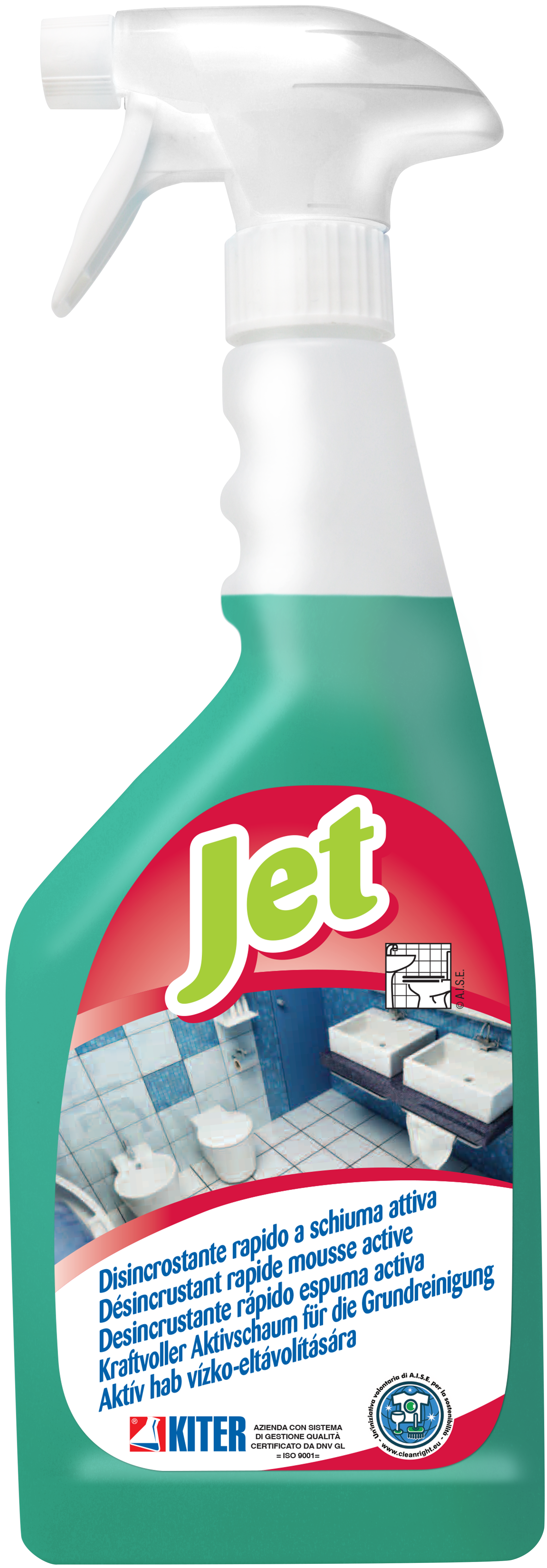 Активна піна Kiter Jet для видалення застарілого накипу та вапняних відкладень 750 мл (13002.750M)