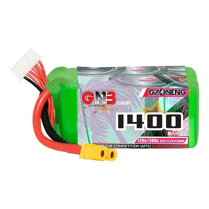 Батарея GNB 6S 1400 mAh HV 22.2V 120C/140C XT60