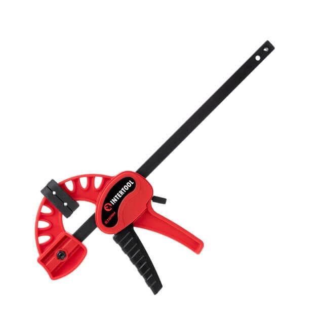 Струбцина автомат Intertool HT-6110 усилие зажима до 10 кг 100x30 мм (8773300)