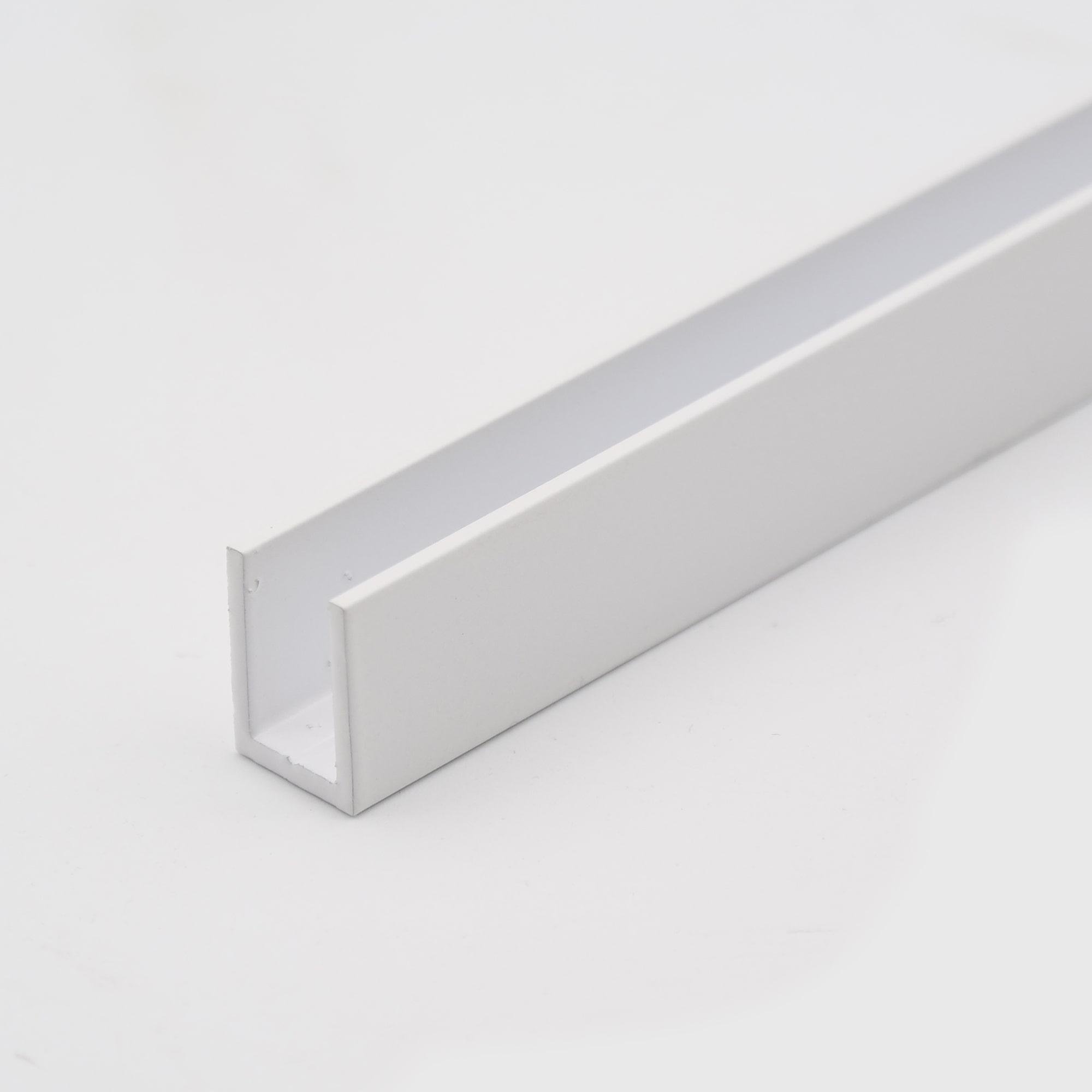 Профиль для душевой кабины для стекла толщиной 8 мм материал алюминий профиль 3000 мм Белый Профиль для душевой кабины для стекла толщиной 8 мм материал алюминий профиль 3000 мм Белый