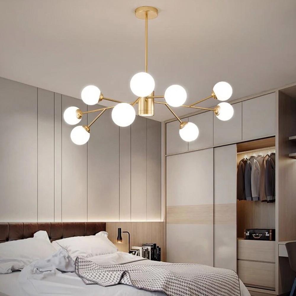 Люстра стельова Grand Bunch на 9 плафонів Ø 110 см Латунь (AOC 20/9 АВ) - фото 2