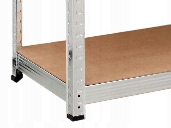 Стеллаж металлический 180х90х40 см 5 полок/до 175 кг на полку Серый (GWI0878) - фото 6