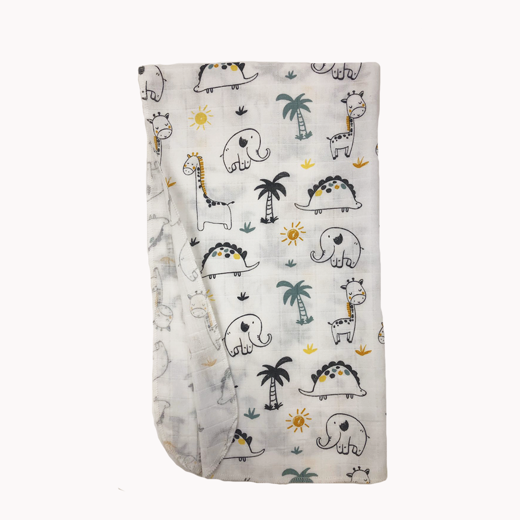 Пеленка детская хлопок/муслин 80х100 см Белый (SH-8021-М-TXРCO-UA-04)