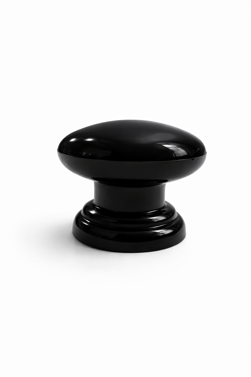 Меблева ручка Sigma кнопка Грибок пластик Чорний (MR0339)