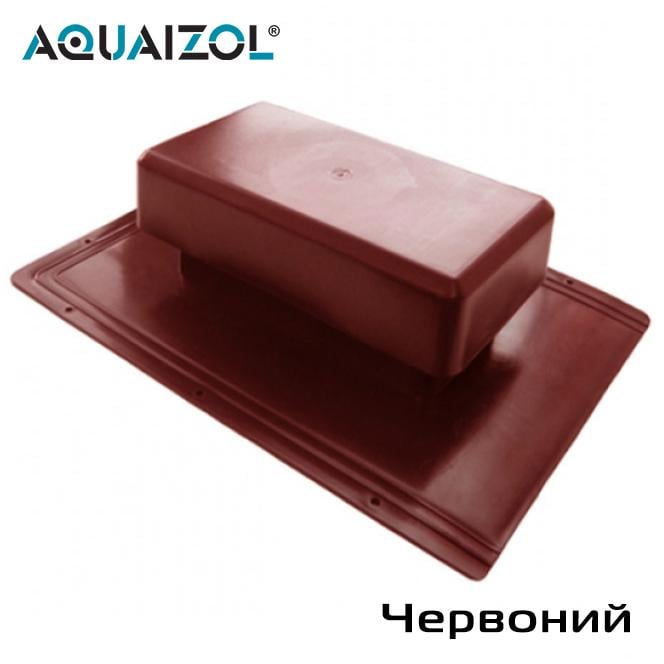 Аератор точковий KTV Aquaizol для бітумної черепиці 284х395х110 мм Червоний (30138906) - фото 2