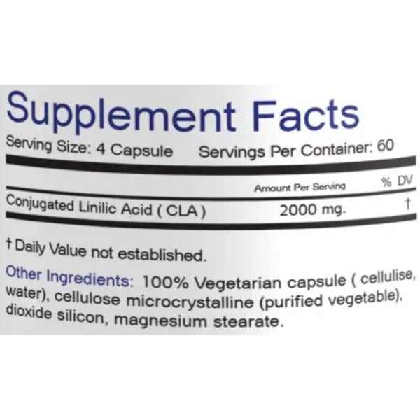 Кислота конъюгированная линолевая для снижения веса Bionic Formula CLA 2000 мг 240 капс. (000026374) - фото 2 Кислота конъюгированная линолевая для снижения веса Bionic Formula CLA 2000 мг 240 капс. (000026374) - фото 2