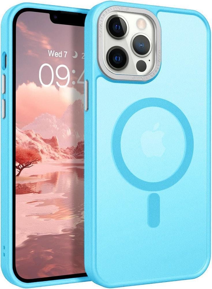 Противоударный чехол Space MagSafe iPhone 15 Pro (матовый) Light Blue (37930-0B)