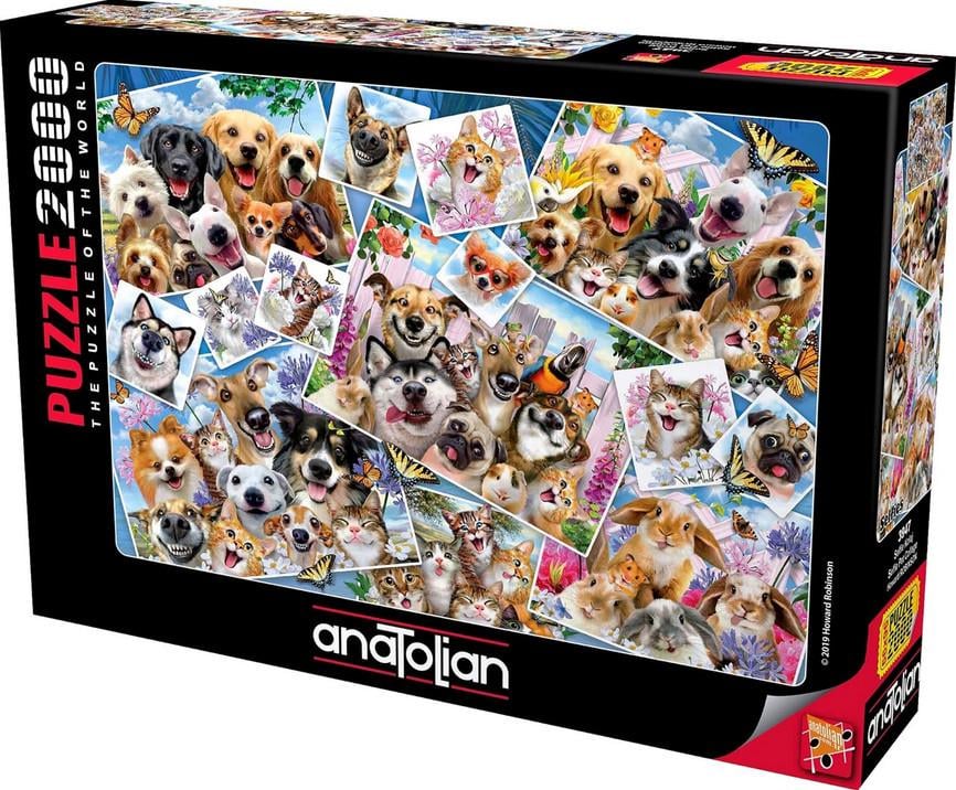 Пазл Anatolian Селфи-коллаж домашних питомцев 2000 эл.