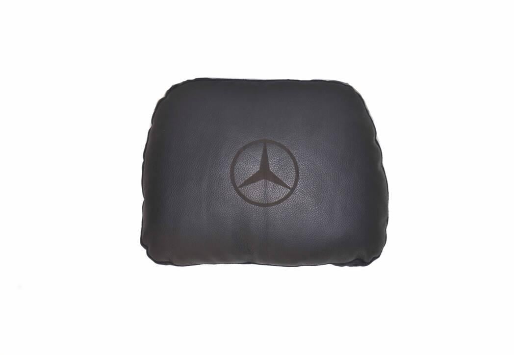 Подушка-подголовник Мерседес Премиум из натуральной кожи