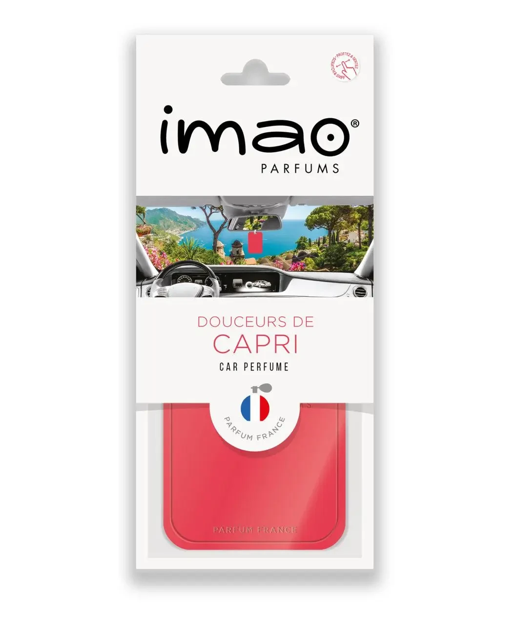 Карта ароматизированная CAPRI IMAO в авто